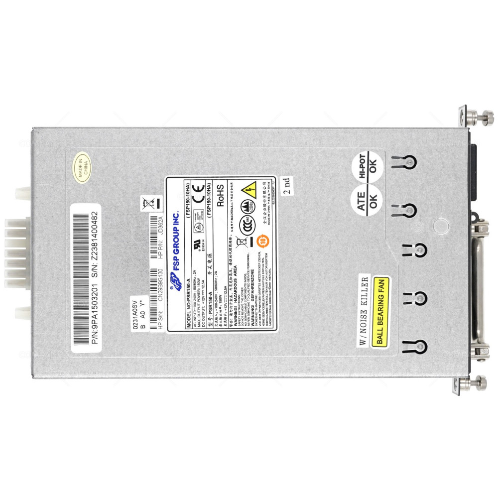 JD362A HP 150W POWER SUPPLY FOR 5500 EI SWITCHES PSR150-A